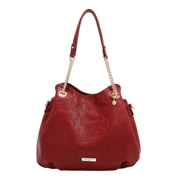 TORBA NICOLE LEE EMB17512 BURGUNDY