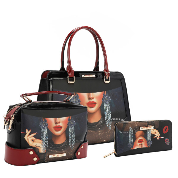 SET 3PCS NICOLE LEE SET17299 SAMANTHA LA BELLEZA