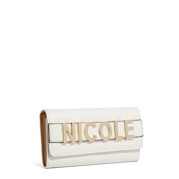 NOVČANIK KOPČA NICOLE LEE P7812 WHITE SS2025