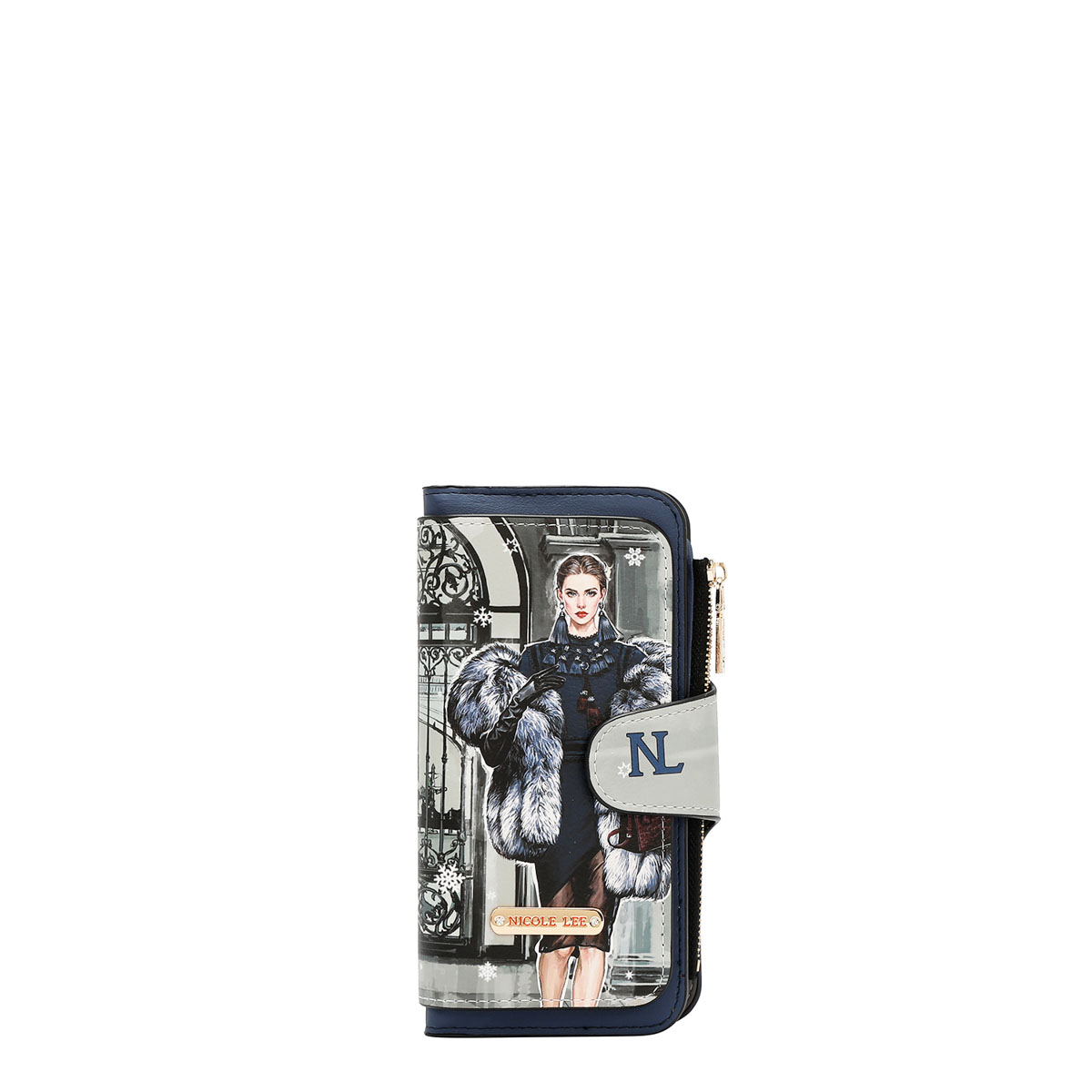 NOVČANIK KOPČA NICOLE LEE PRT7703 MODA SNOWFLAKE